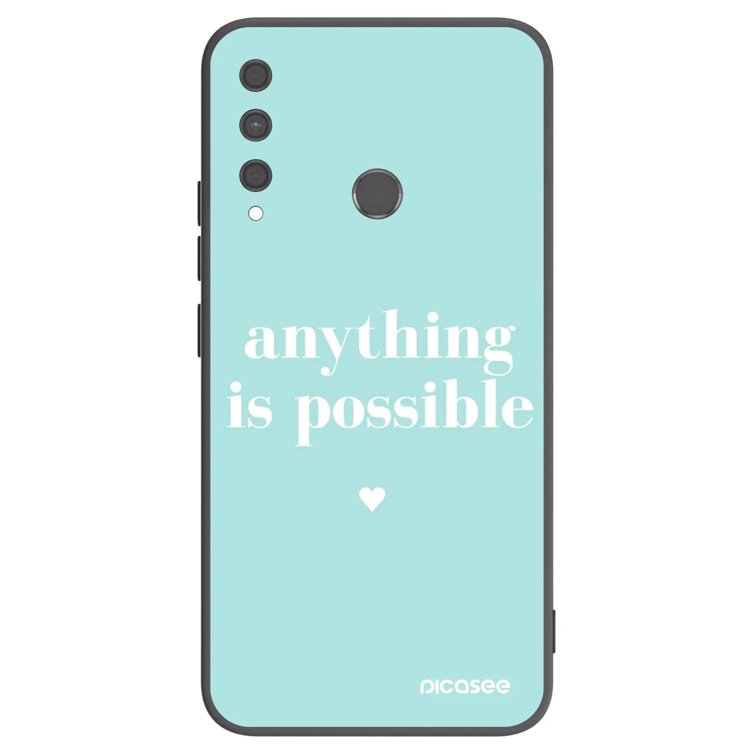 Picasee fekete szilikon tok az alábbi mobiltelefonokra Huawei P40 Lite E - Anything is possible