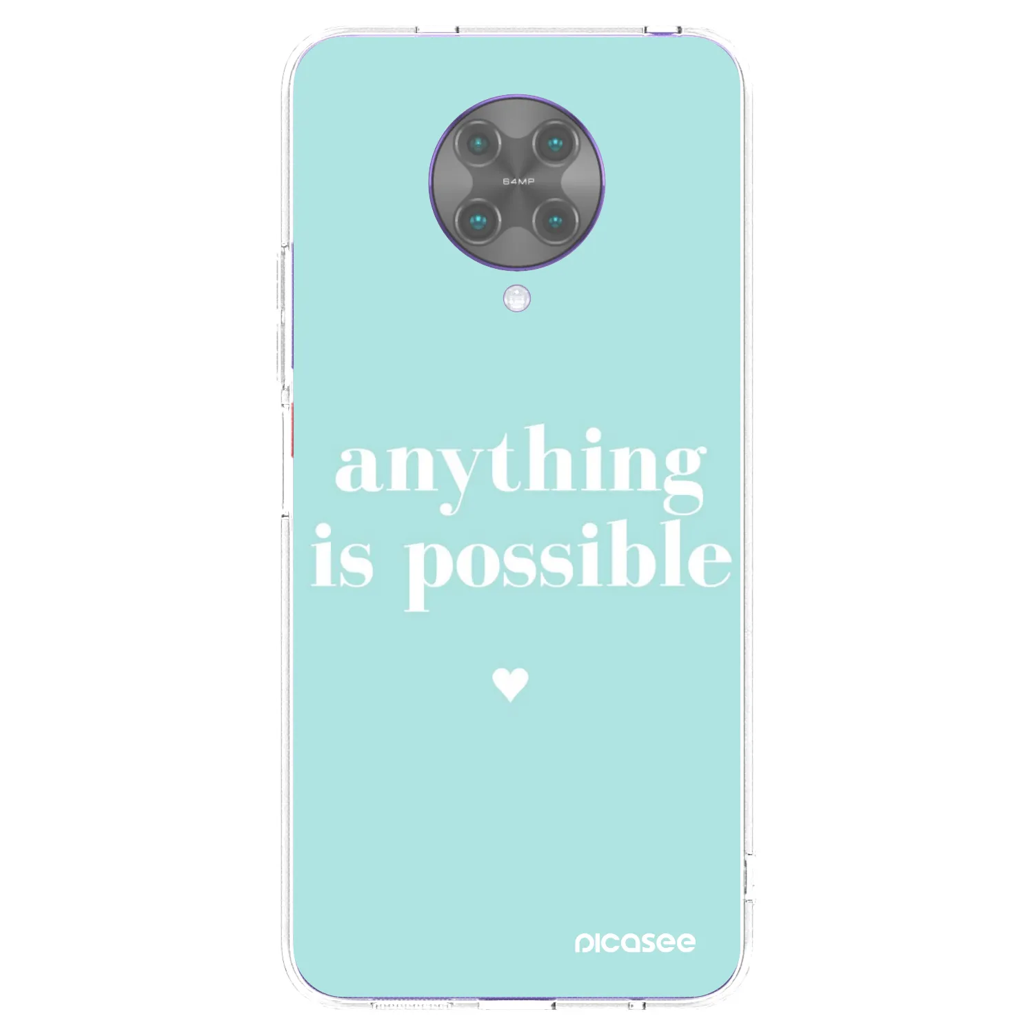 Picasee átlátszó szilikon tok az alábbi mobiltelefonokra Xiaomi Poco F2 Pro - Anything is possible