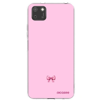 Picasee átlátszó szilikon tok az alábbi mobiltelefonokra Huawei Y5P - Blush bow