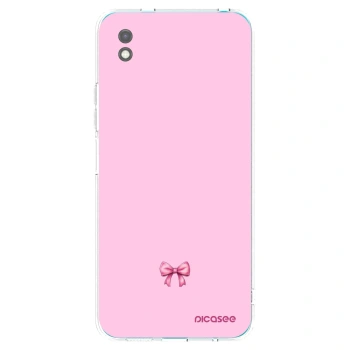 Picasee fekete szilikon tok az alábbi mobiltelefonokra Xiaomi Redmi 9A - Blush bow