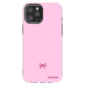 Picasee átlátszó szilikon tok az alábbi mobiltelefonokra Apple iPhone 12 Pro Max - Blush bow