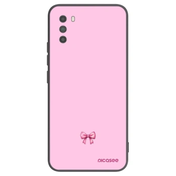 Picasee fekete szilikon tok az alábbi mobiltelefonokra Xiaomi Poco M3 - Blush bow