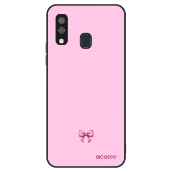 Szilikon tok erre a típusra Samsung Galaxy A40 A405F - Blush bow