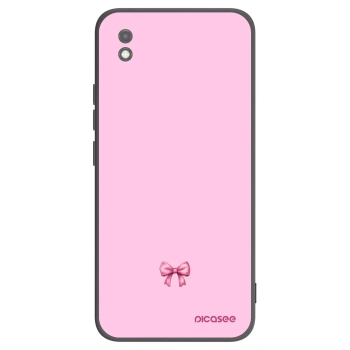 Picasee fekete szilikon tok az alábbi mobiltelefonokra Xiaomi Redmi 9AT - Blush bow