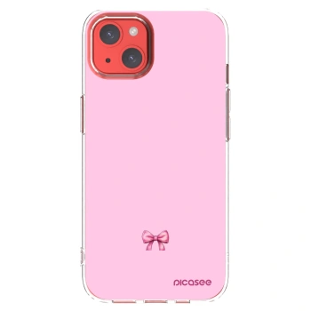 Picasee átlátszó szilikon tok az alábbi mobiltelefonokra Apple iPhone 13 - Blush bow