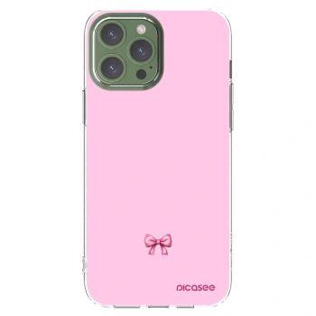 Picasee átlátszó szilikon tok az alábbi mobiltelefonokra Apple iPhone 13 Pro Max - Blush bow