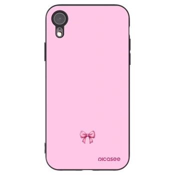 Picasee fekete szilikon tok az alábbi mobiltelefonokra Apple iPhone 6 Plus/6S Plus - Blush bow