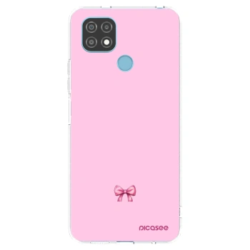 Picasee átlátszó szilikon tok az alábbi mobiltelefonokra Realme C21 - Blush bow