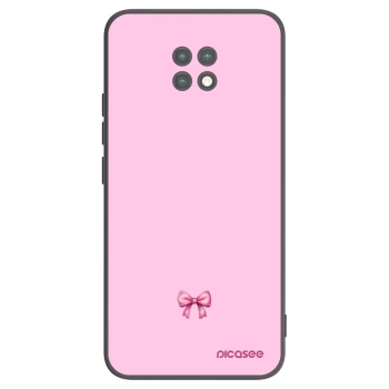 Picasee fekete szilikon tok az alábbi mobiltelefonokra Xiaomi Redmi Note 9T - Blush bow