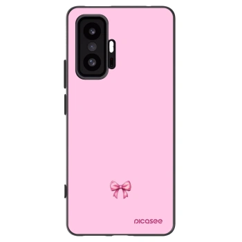 Picasee fekete szilikon tok az alábbi mobiltelefonokra Xiaomi 11T Pro - Blush bow