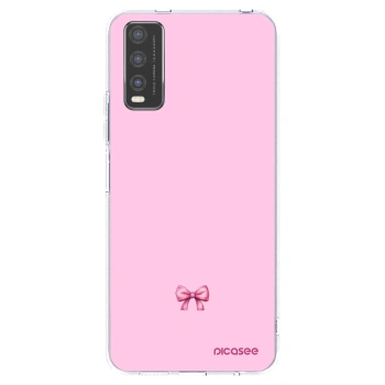 Picasee átlátszó szilikon tok az alábbi mobiltelefonokra Vivo Y20s - Blush bow