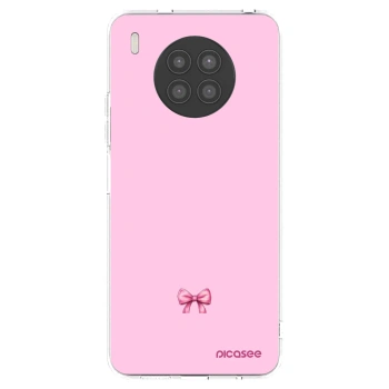 Picasee átlátszó szilikon tok az alábbi mobiltelefonokra Huawei Nova 8i - Blush bow
