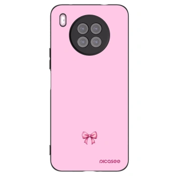 Picasee fekete szilikon tok az alábbi mobiltelefonokra Huawei Nova 8i - Blush bow