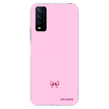 Picasee átlátszó szilikon tok az alábbi mobiltelefonokra Vivo Y11s - Blush bow