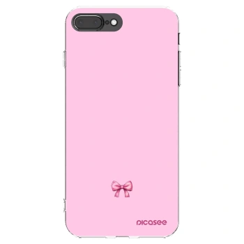 Picasee átlátszó szilikon tok az alábbi mobiltelefonokra Apple iPhone 7 Plus - Blush bow