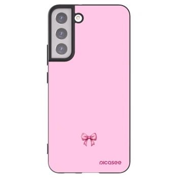 Picasee fekete szilikon tok az alábbi mobiltelefonokra Samsung Galaxy S22+ 5G - Blush bow