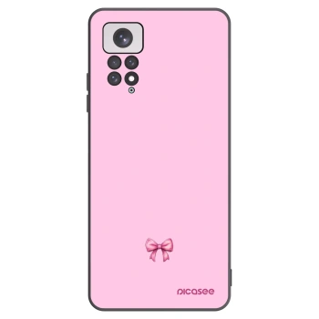 Picasee fekete szilikon tok az alábbi mobiltelefonokra Xiaomi Redmi Note 11 - Blush bow