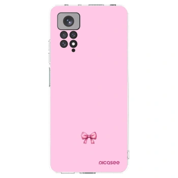 Picasee átlátszó szilikon tok az alábbi mobiltelefonokra Xiaomi Redmi Note 11S 4G - Blush bow
