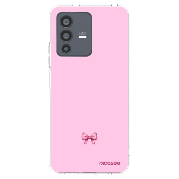 Picasee átlátszó szilikon tok az alábbi mobiltelefonokra Vivo V23 5G - Blush bow