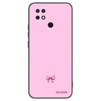 Picasee fekete szilikon tok az alábbi mobiltelefonokra Xiaomi Redmi 10C - Blush bow