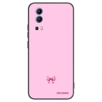 Picasee fekete szilikon tok az alábbi mobiltelefonokra Vivo Y52 5G - Blush bow