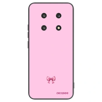Picasee fekete szilikon tok az alábbi mobiltelefonokra Honor Magic4 Lite 5G - Blush bow