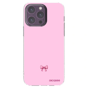 Picasee átlátszó szilikon tok az alábbi mobiltelefonokra Apple iPhone 14 Pro Max - Blush bow
