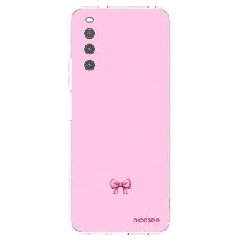 Picasee átlátszó szilikon tok az alábbi mobiltelefonokra Sony Xperia 10 IV 5G - Blush bow