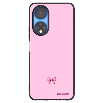 Picasee fekete szilikon tok az alábbi mobiltelefonokra Honor X7 - Blush bow