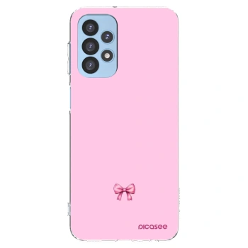 Picasee átlátszó szilikon tok az alábbi mobiltelefonokra Samsung Galaxy A23 A235F 4G - Blush bow