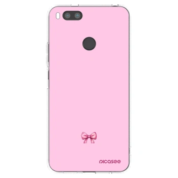 Picasee átlátszó szilikon tok az alábbi mobiltelefonokra Xiaomi Redmi A1 - Blush bow