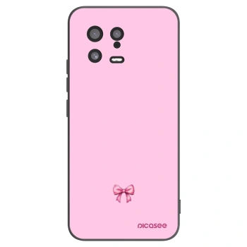 Picasee fekete szilikon tok az alábbi mobiltelefonokra Xiaomi 13 - Blush bow