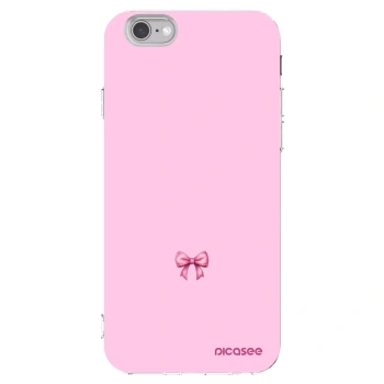 Picasee átlátszó szilikon tok az alábbi mobiltelefonokra Apple iPhone 6/6S - Blush bow