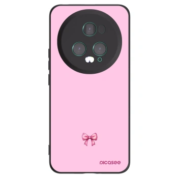 Picasee fekete szilikon tok az alábbi mobiltelefonokra Honor Magic5 Pro - Blush bow