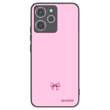 Picasee fekete szilikon tok az alábbi mobiltelefonokra Xiaomi Redmi 12 4G - Blush bow