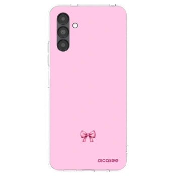 Picasee átlátszó szilikon tok az alábbi mobiltelefonokra Samsung Galaxy A04s A047F - Blush bow
