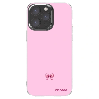 Picasee átlátszó szilikon tok az alábbi mobiltelefonokra Apple iPhone 15 Pro Max - Blush bow