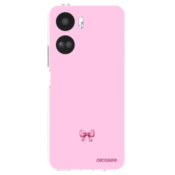 Picasee átlátszó szilikon tok az alábbi mobiltelefonokra Honor 90 Lite 5G - Blush bow