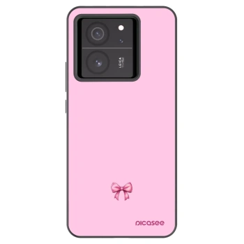 Picasee fekete szilikon tok az alábbi mobiltelefonokra Xiaomi 13T - Blush bow