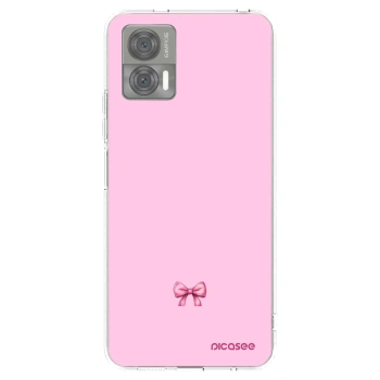 Picasee átlátszó szilikon tok az alábbi mobiltelefonokra Motorola Edge 30 Neo - Blush bow