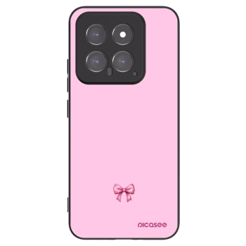 Picasee fekete szilikon tok az alábbi mobiltelefonokra Xiaomi 14 - Blush bow