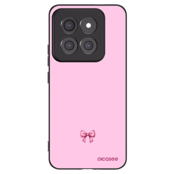 Picasee fekete szilikon tok az alábbi mobiltelefonokra Xiaomi 14 Pro - Blush bow