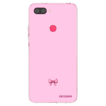 Picasee átlátszó szilikon tok az alábbi mobiltelefonokra Xiaomi Mi 8 Lite - Blush bow