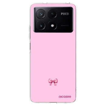 Picasee átlátszó szilikon tok az alábbi mobiltelefonokra Xiaomi Poco X6 Pro - Blush bow
