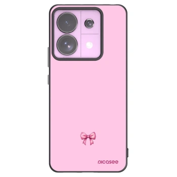 Picasee fekete szilikon tok az alábbi mobiltelefonokra Xiaomi Redmi Note 13 Pro 5G - Blush bow