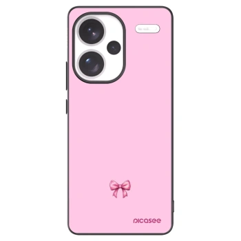 Picasee fekete szilikon tok az alábbi mobiltelefonokra Xiaomi Redmi Note 13 Pro+ 5G - Blush bow