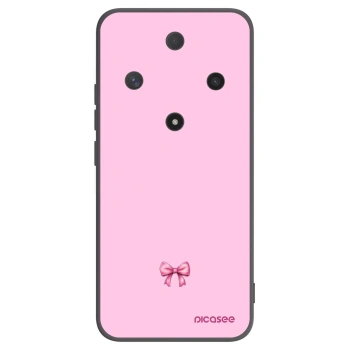 Picasee fekete szilikon tok az alábbi mobiltelefonokra Honor Magic6 Lite 5G - Blush bow