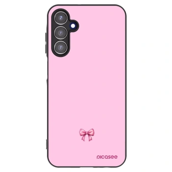 Picasee fekete szilikon tok az alábbi mobiltelefonokra Samsung Galaxy A15 A156B 5G - Blush bow