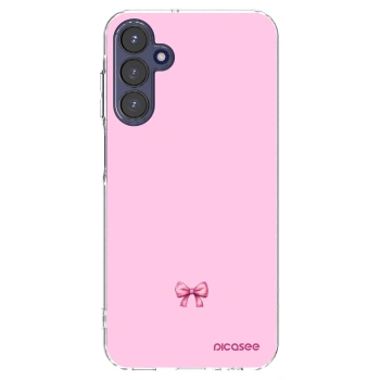 Picasee átlátszó szilikon tok az alábbi mobiltelefonokra Samsung Galaxy A15 A155F 4G - Blush bow