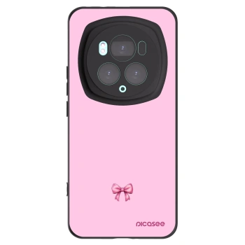 Picasee fekete szilikon tok az alábbi mobiltelefonokra Honor Magic6 Pro - Blush bow